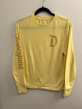 Disney Parks Disneyland Resort Yellow Long Sleeve Tee XS